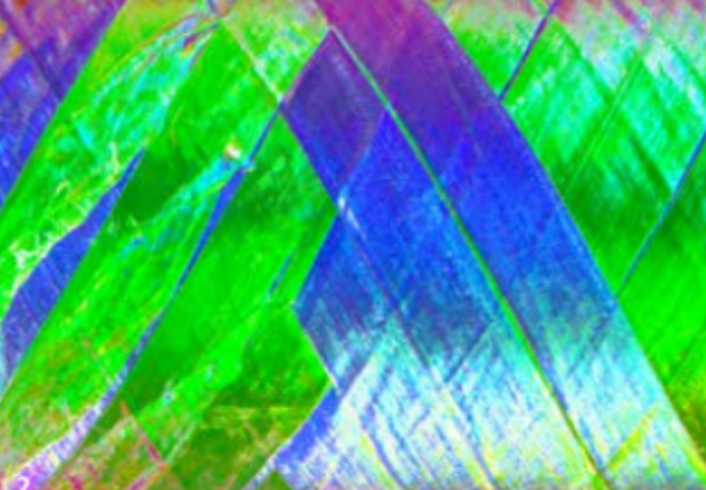 Polarisation image of carbon fibre material - Cortha Polarisation of carbon fibre material